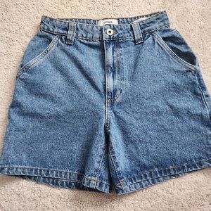 Cotton On Light Wash High Waist Denim Bermuda Shorts Blue Women's Size 4